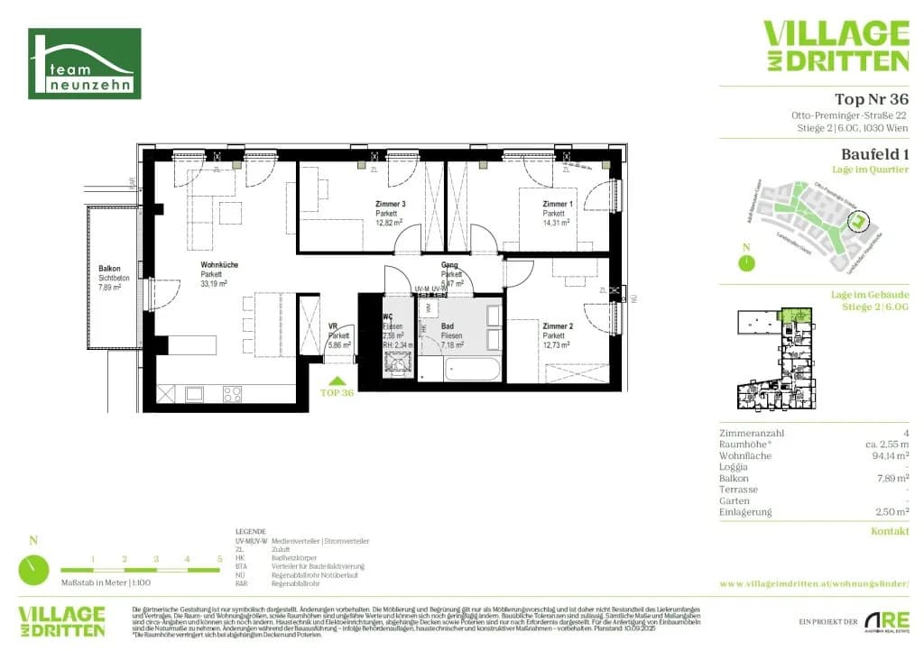 4-Zimmer-Wohnung mieten in Wien – 94,14 m², € 2.479 – Bild 29 von 29