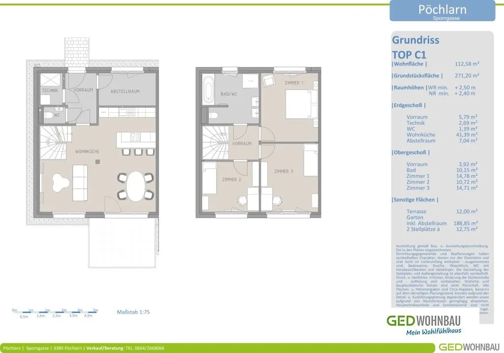 Immobilie kaufen in Melk – 112,58 m², € 421.200 – Bild 11 von 12