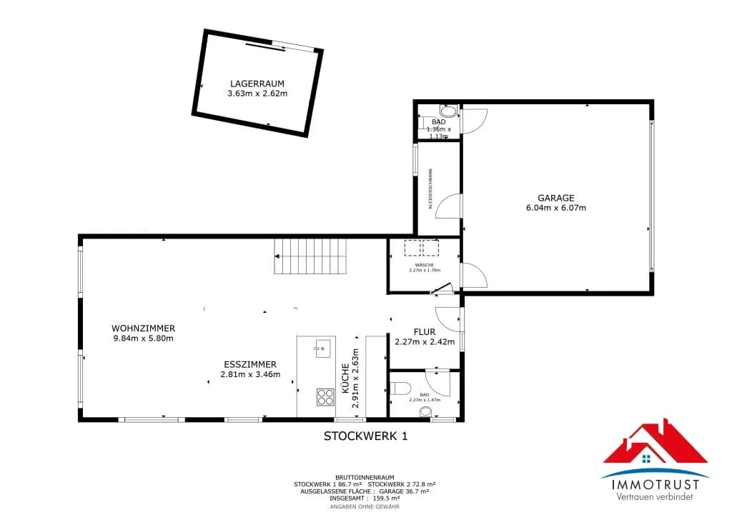 5-Zimmer-Haus kaufen in Völkermarkt – 161,2 m², € 849.000 – Bild 21 von 23