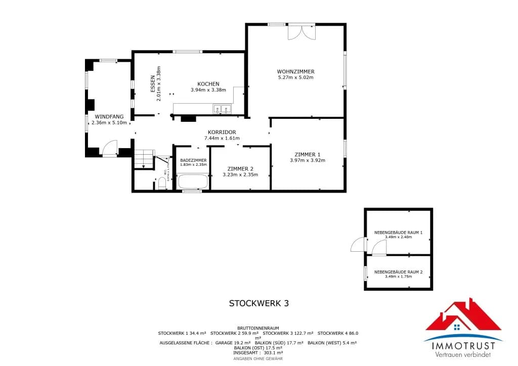 7-Zimmer-Haus kaufen in Klagenfurt Land – 208,7 m², € 749.000 – Bild 25 von 27