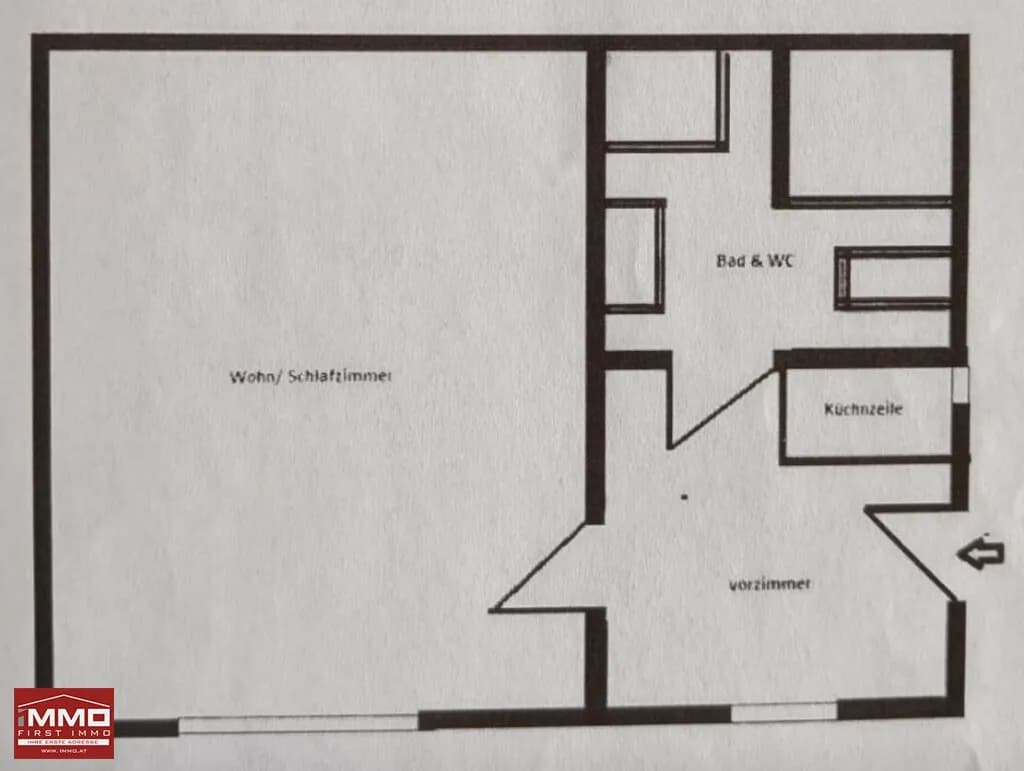 1-Zimmer-Wohnung kaufen in Wien – 30 m², € 159.000 – Bild 14 von 14