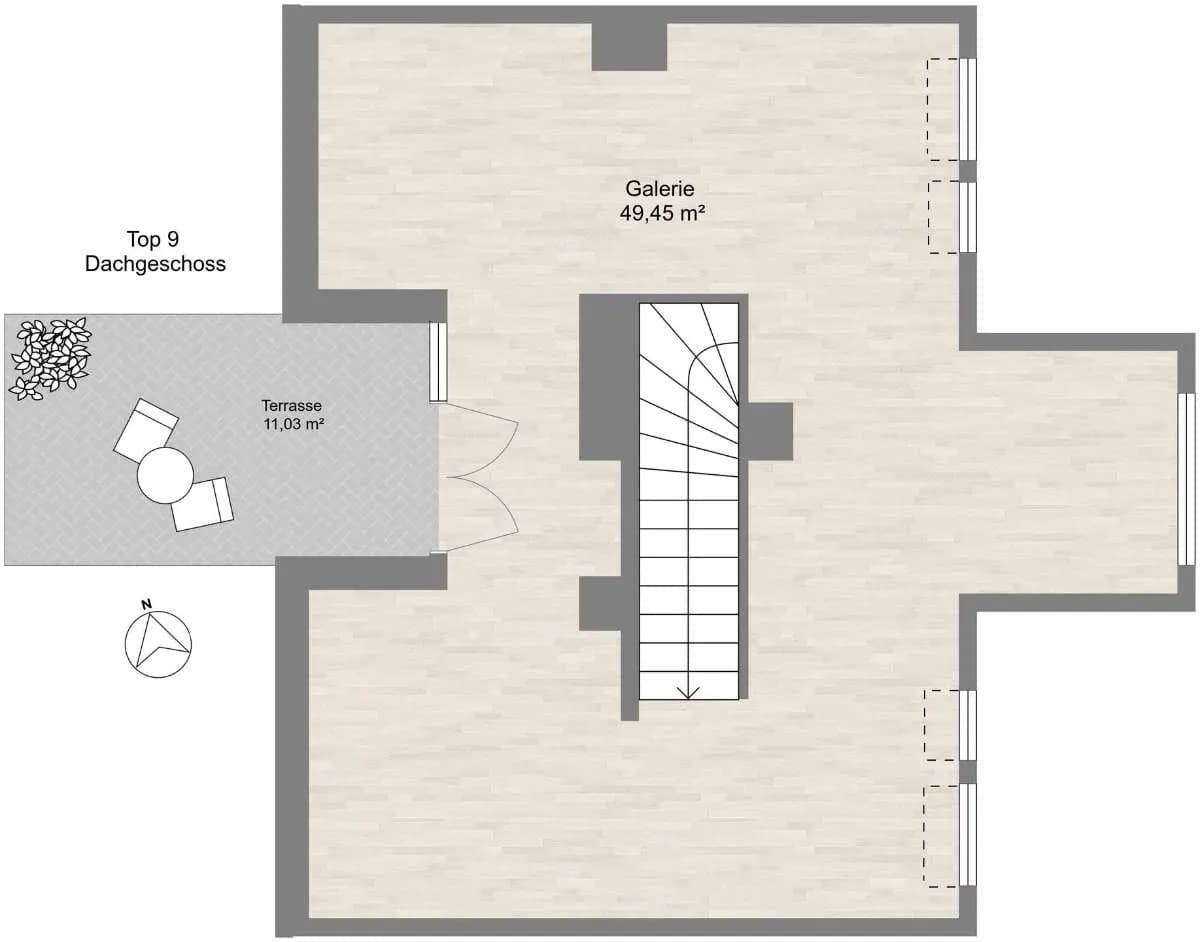 3-Zimmer-Wohnung mieten in Mödling – 127,73 m², € 2.484 – Bild 15 von 15