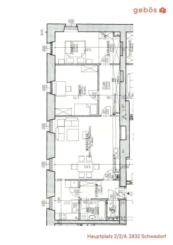 3-Zimmer-Wohnung mieten in Bruck an der Leitha – 87,53 m², € 1.030 – Bild 15 von 15