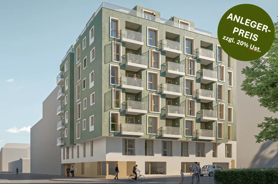 2-Zimmer-Wohnung kaufen in Wien – 44,64 m², € 232.579 – Bild 1 von 7