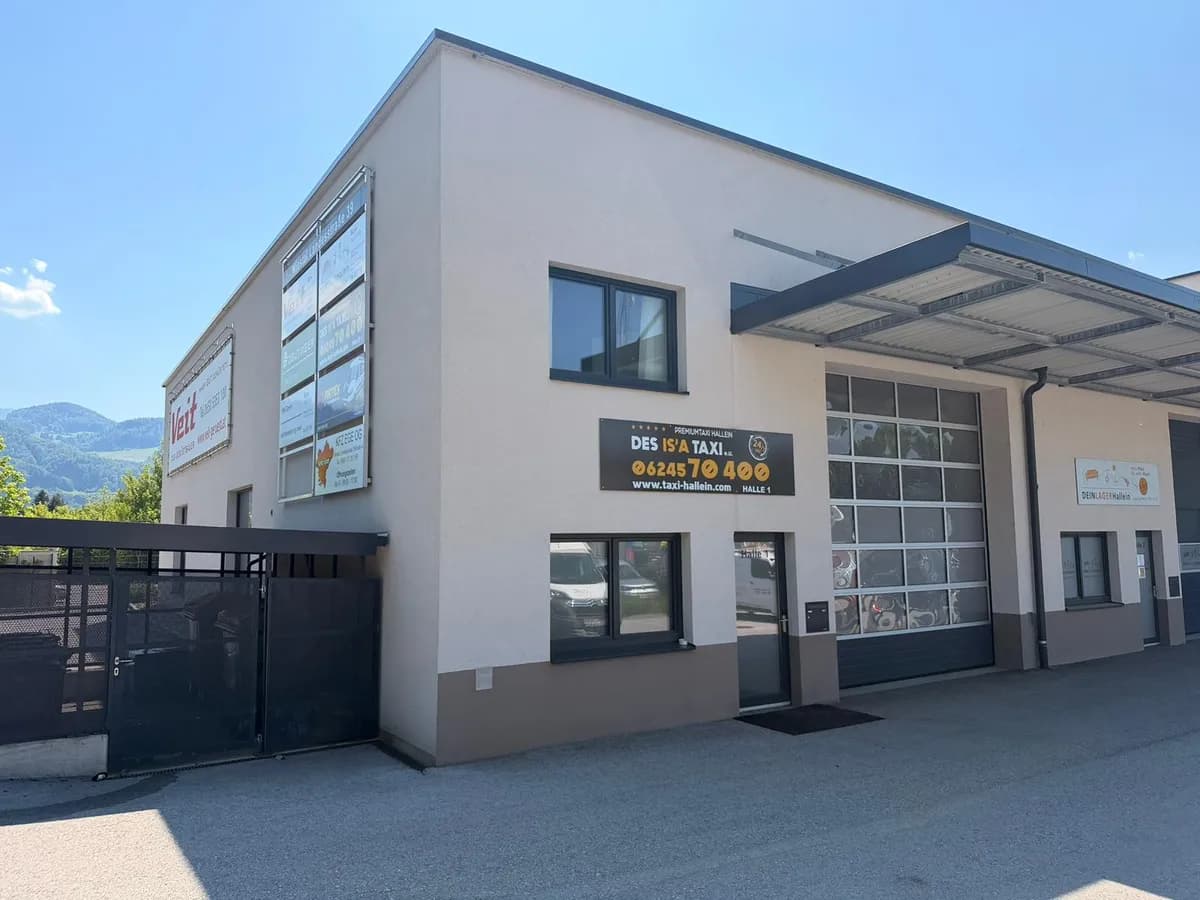 Gewerbeimmobilie mieten in Hallein – 198 m², € 2.184