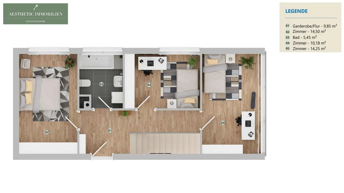4-Zimmer-Wohnung kaufen in Linz – 112,7 m², € 745.000 – Bild 22 von 23