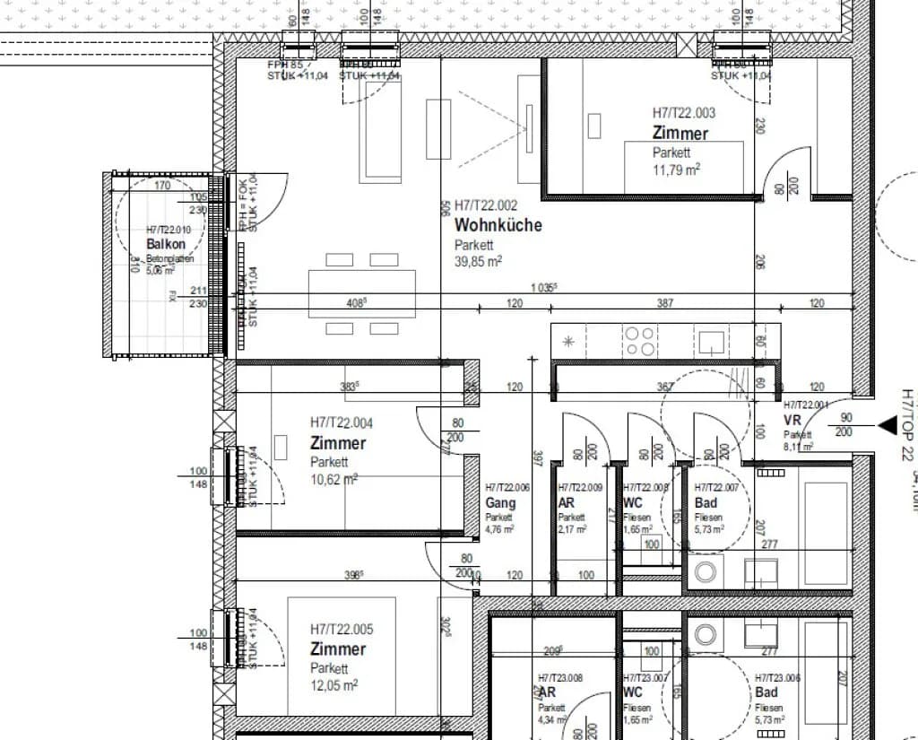 4-Zimmer-Wohnung kaufen in Linz – 96,69 m², € 495.000 – Bild 31 von 31