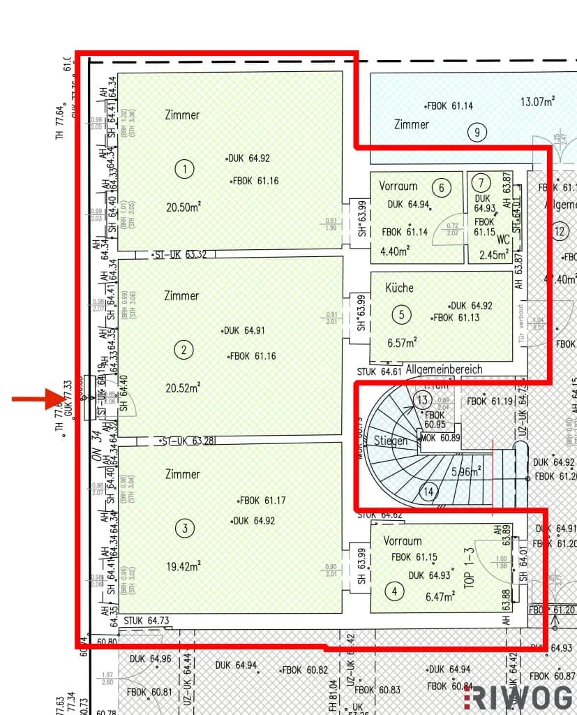 3-Zimmer-Wohnung kaufen in Wien – 80,33 m², € 257.000 – Bild 12 von 14