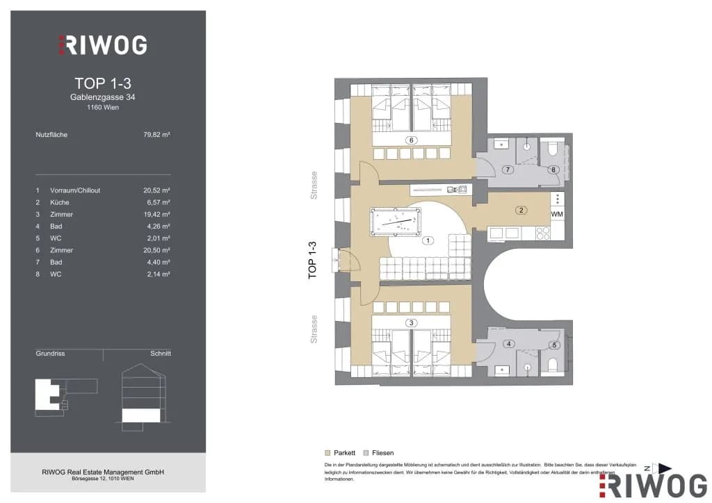 3-Zimmer-Wohnung kaufen in Wien – 80,33 m², € 257.000 – Bild 13 von 14