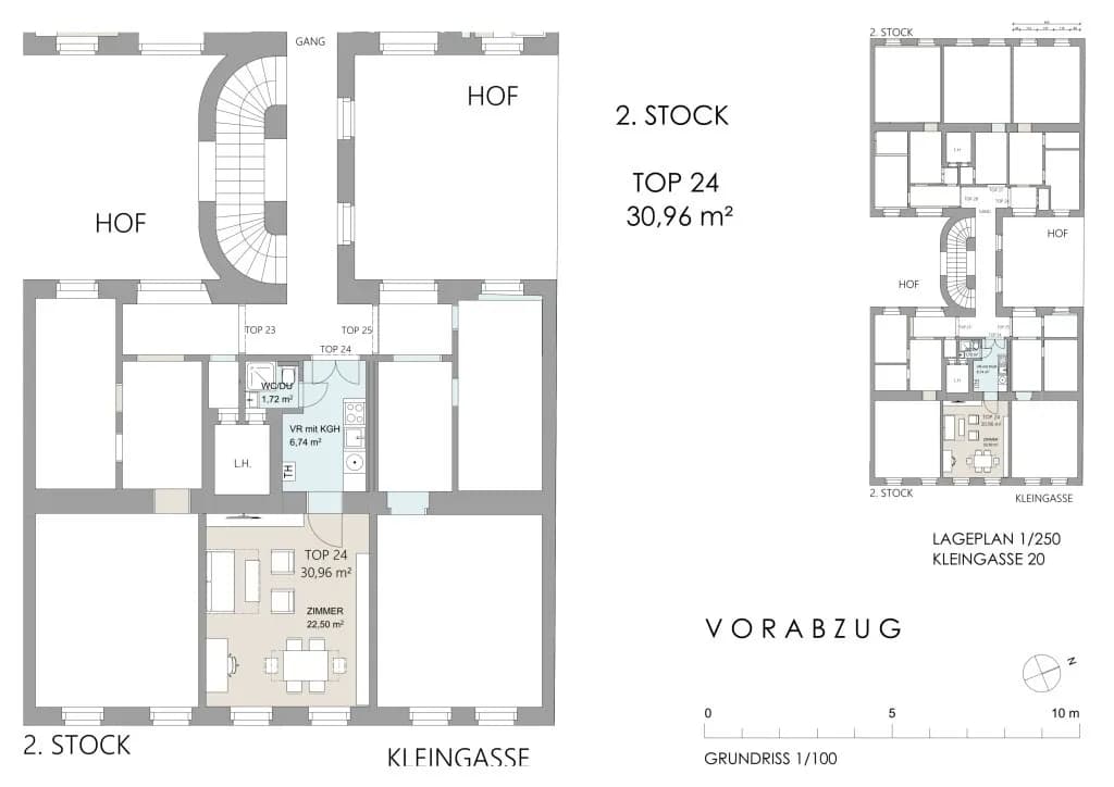 1-Zimmer-Wohnung kaufen in Wien – 30,96 m², € 210.000 – Bild 9 von 9