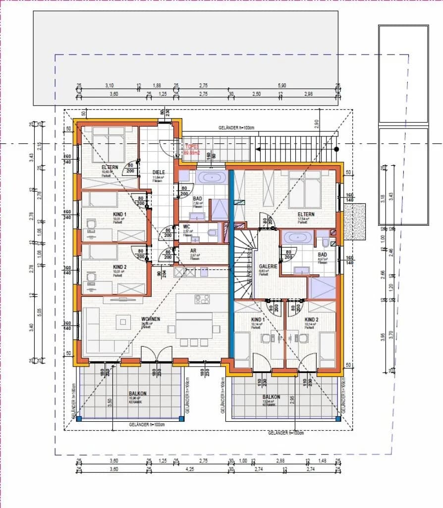 4-Zimmer-Wohnung kaufen in Linz Land – 89,88 m², € 420.000 – Bild 10 von 11