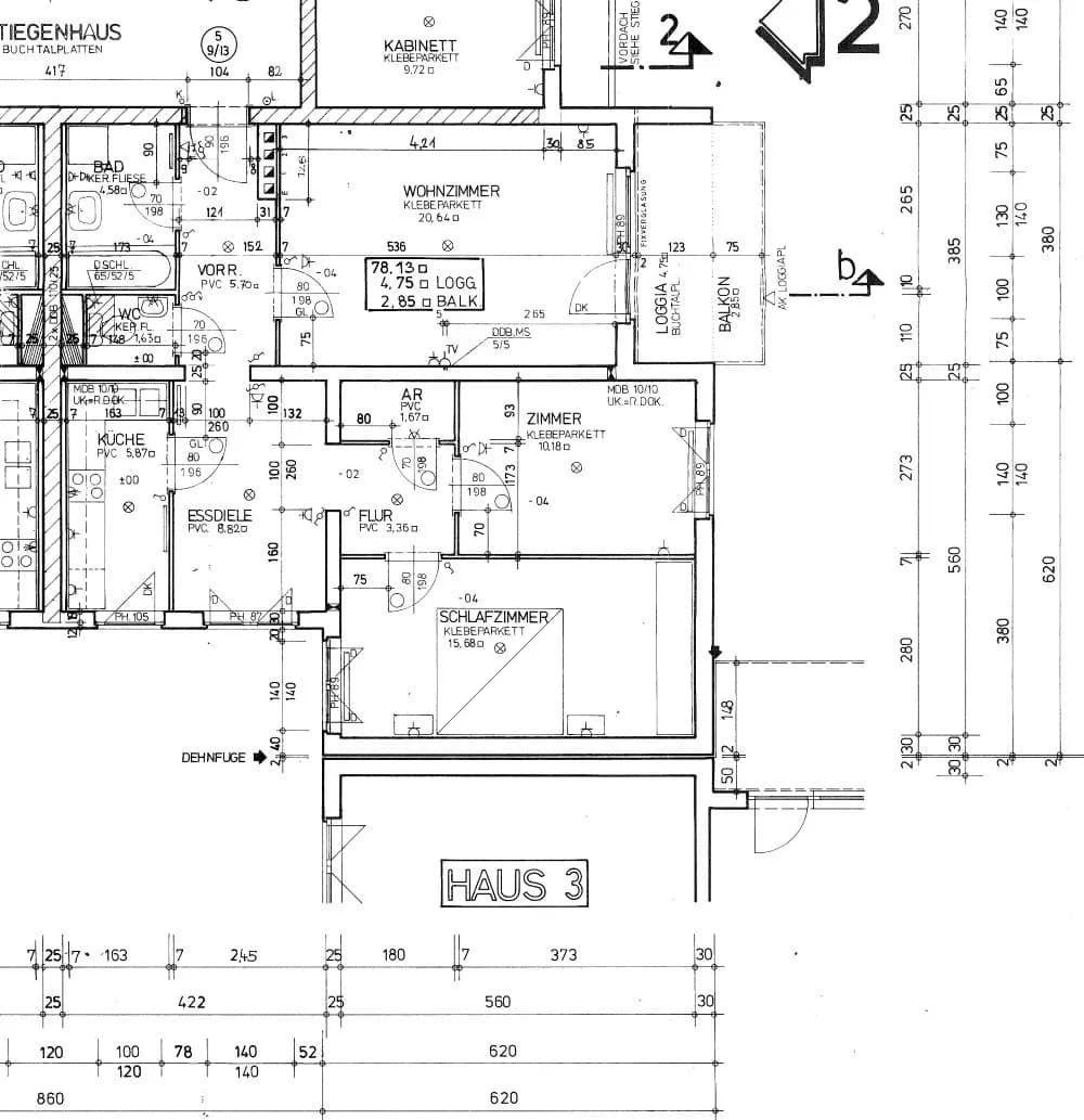 3-Zimmer-Wohnung mieten in Steyr – 82,88 m², € 739 – Bild 3 von 6