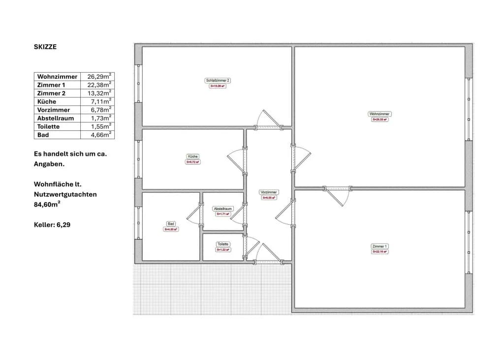 3-Zimmer-Wohnung kaufen in Wien – 84,6 m², € 297.000 – Bild 19 von 19