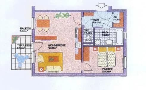 2-Zimmer-Wohnung mieten in Graz – 50,92 m², € 719 – Bild 13 von 13