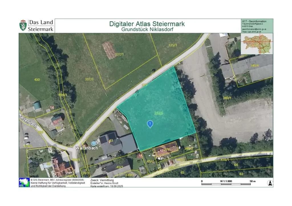 Grundstück kaufen in Leoben – 1 980 m², € 155.000 – Bild 8 von 8