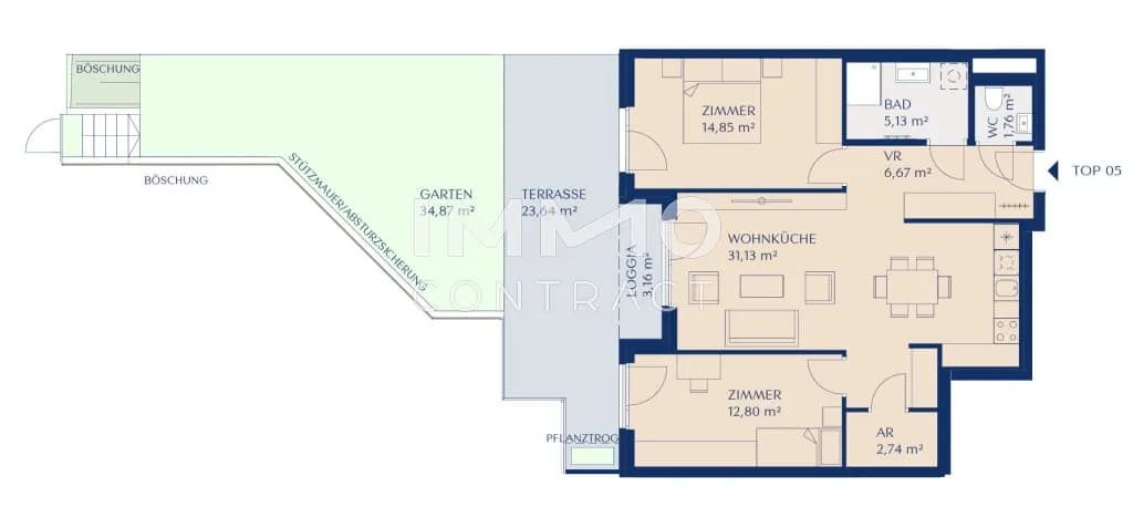 3-Zimmer-Wohnung kaufen in Wien – 75,08 m², € 489.000 – Bild 11 von 11