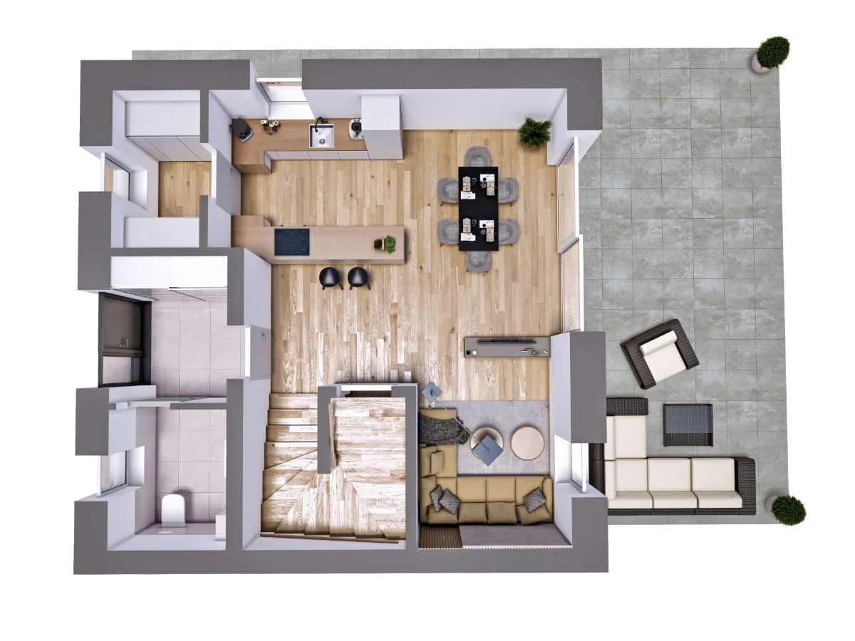 4-Zimmer-Haus kaufen in Schärding – 101,16 m², € 442.700 – Bild 4 von 4