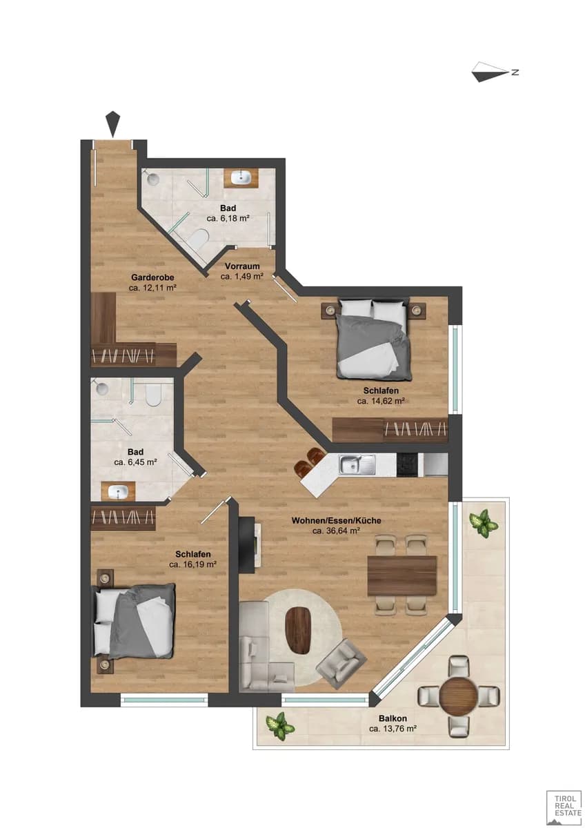 3-Zimmer-Wohnung kaufen in Imst – 94 m², € 675.000 – Bild 26 von 26