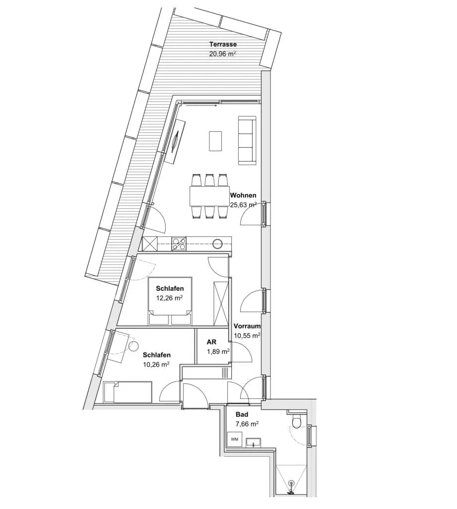 3-Zimmer-Wohnung kaufen in Innsbruck – 68,25 m², € 764.400 – Bild 4 von 4