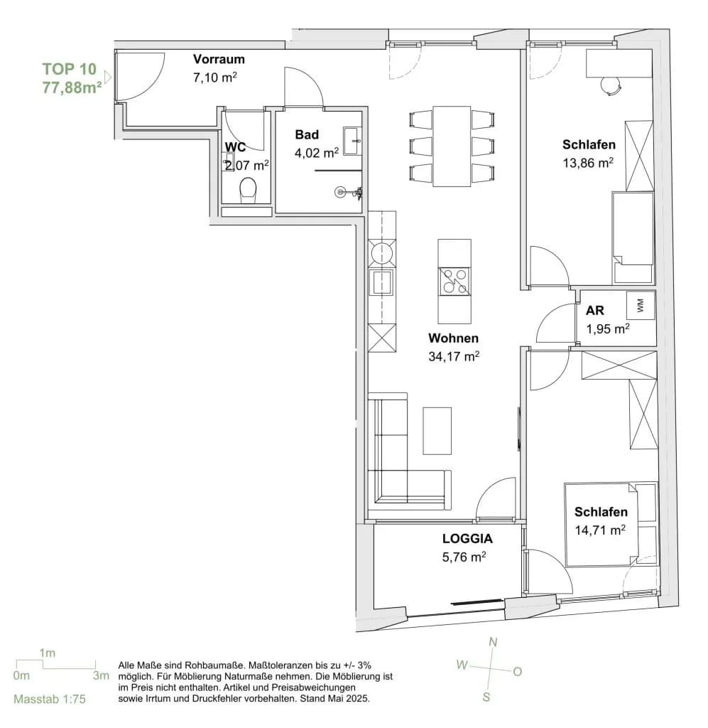 3-Zimmer-Wohnung kaufen in Innsbruck – 77,86 m², € 681.500 – Bild 4 von 4