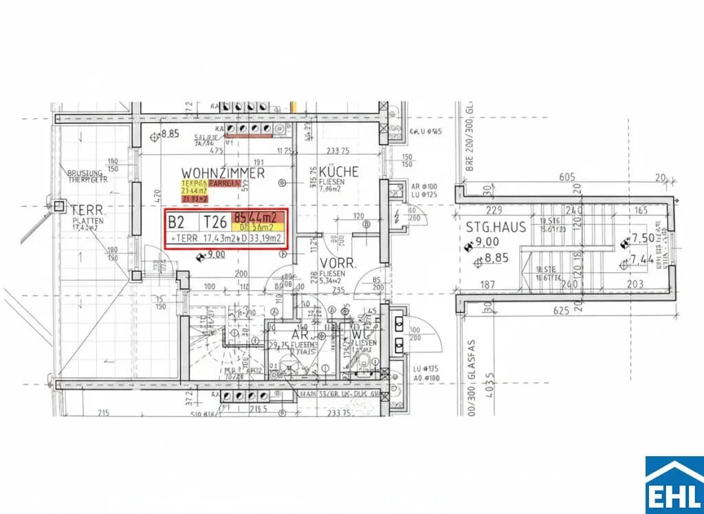 4-Zimmer-Wohnung kaufen in Mödling – 85,44 m², € 398.000 – Bild 24 von 25