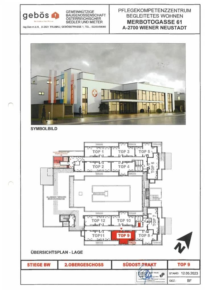 2-Zimmer-Wohnung mieten in Wiener Neustadt – 61,84 m², € 1.310 – Bild 9 von 11