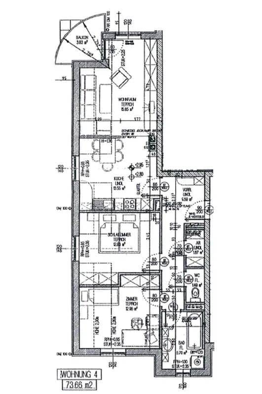 Wohnung mieten in Zwettl – 73,56 m², € 641 – Bild 3 von 17
