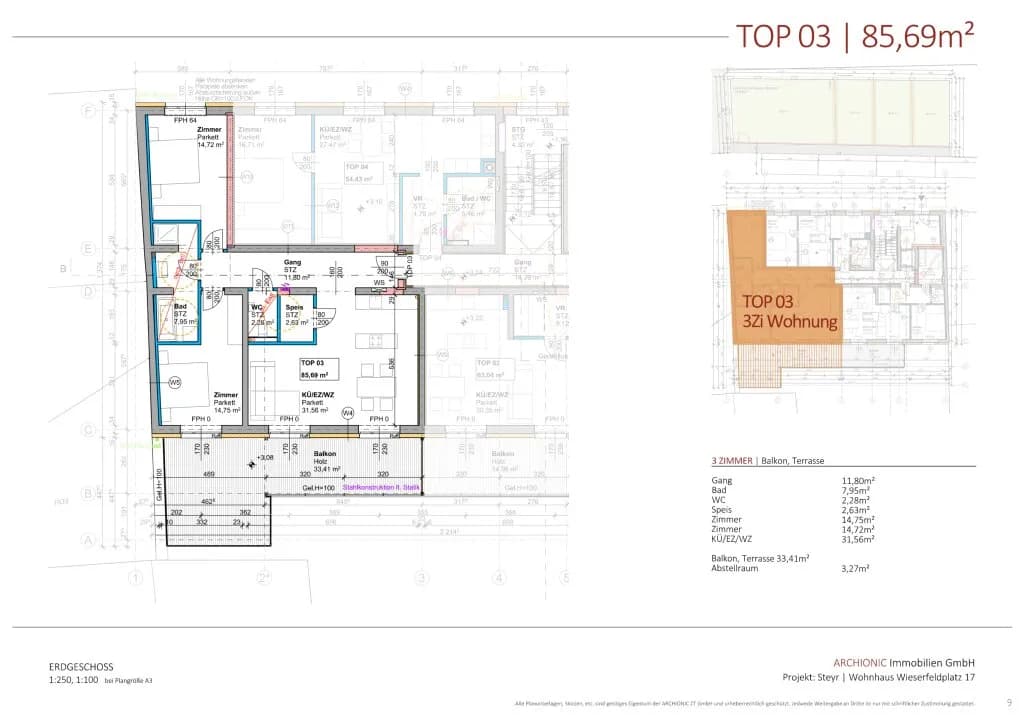 3-Zimmer-Wohnung kaufen in Steyr – 85,7 m², € 427.900 – Bild 11 von 11