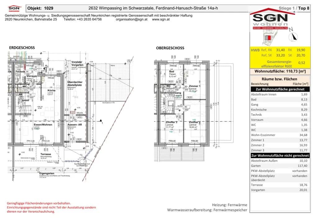 4-Zimmer-Haus mieten in Neunkirchen – 110,73 m², € 1.298 – Bild 13 von 13