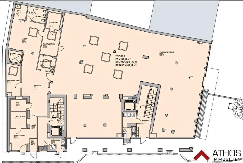 Gewerbeimmobilie mieten in Wels – 598 m², € 7.280 – Bild 19 von 20