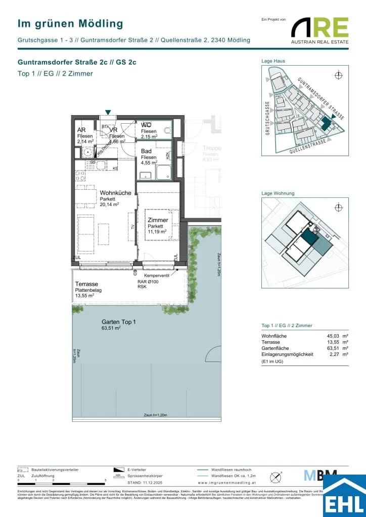 Immobilie kaufen in Mödling – 45,03 m², € 273.675 – Bild 9 von 9