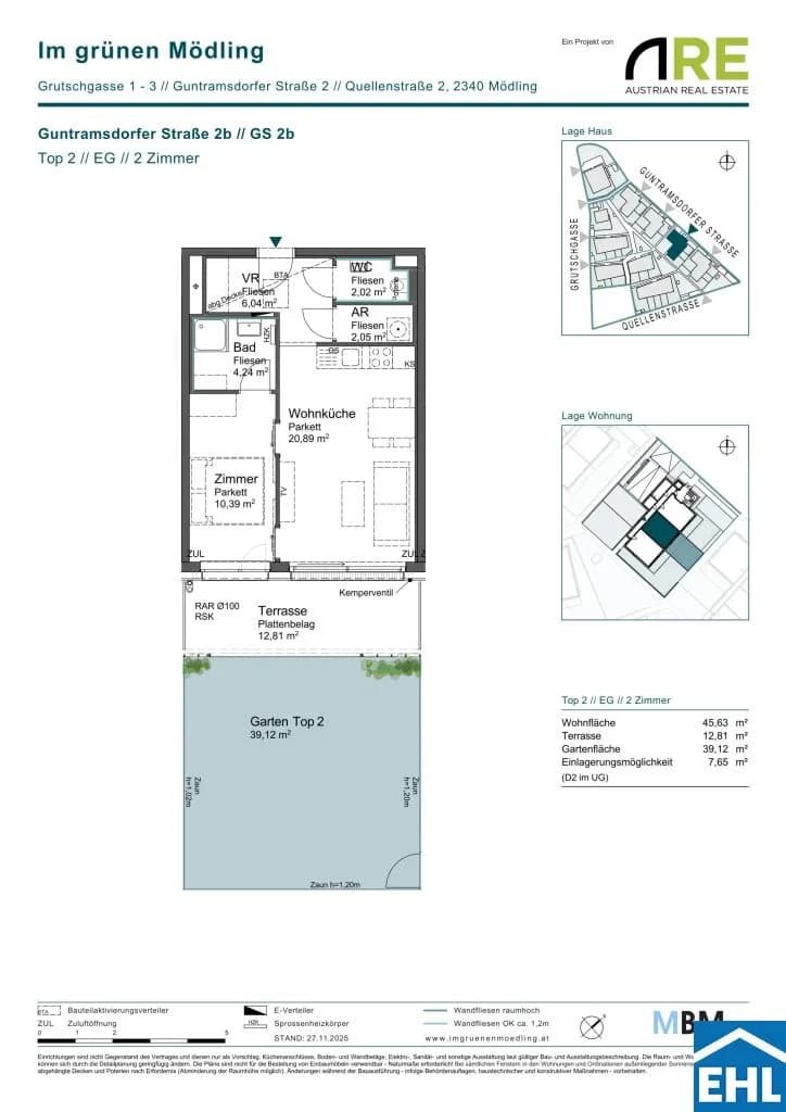 Immobilie kaufen in Mödling – 45,63 m², € 266.555 – Bild 8 von 8