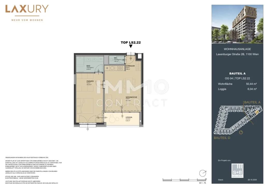 2-Zimmer-Wohnung kaufen in Wien – 50,1 m², € 360.000 – Bild 15 von 15