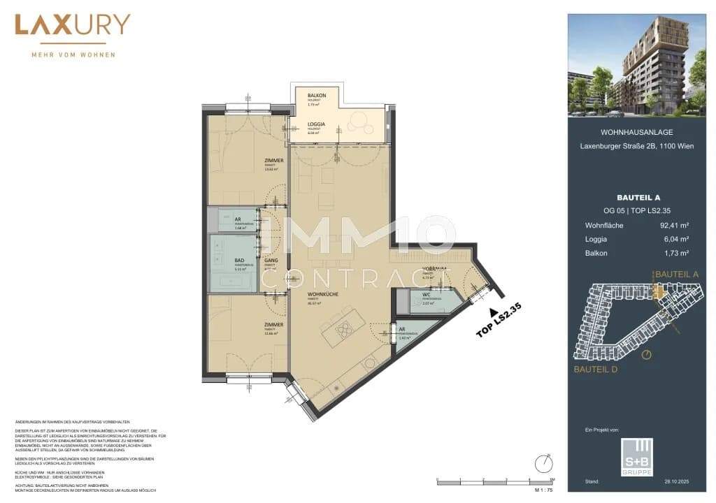 3-Zimmer-Wohnung kaufen in Wien – 92,2 m², € 670.000 – Bild 14 von 14