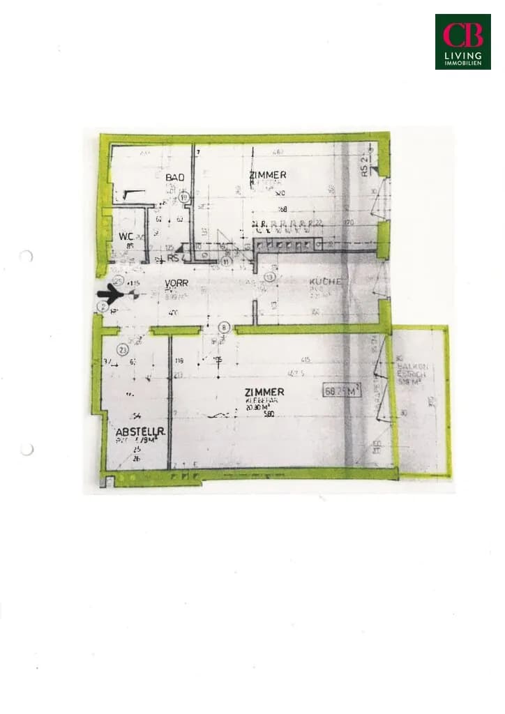 2-Zimmer-Wohnung kaufen in Tulln – 58,25 m², € 249.000 – Bild 8 von 8