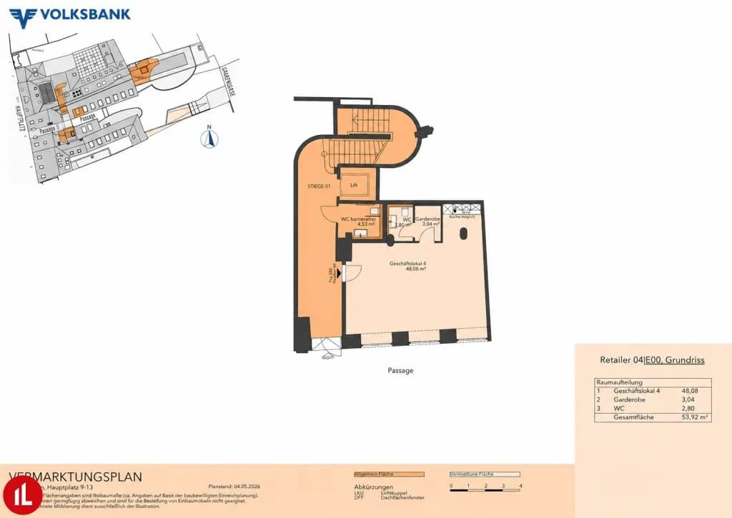 Gewerbeimmobilie mieten in Baden – 54 m², € 1.267 – Bild 2 von 2