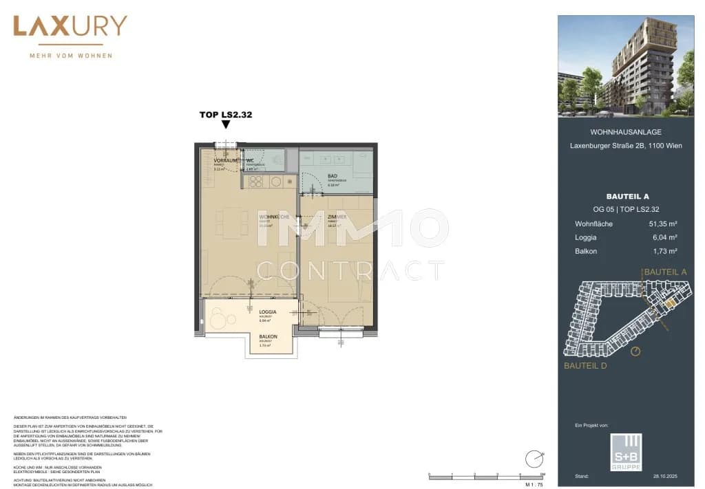 2-Zimmer-Wohnung kaufen in Wien – 51,09 m², € 380.000 – Bild 15 von 15