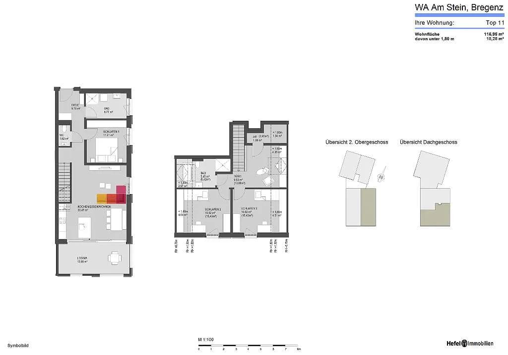 4-Zimmer-Wohnung kaufen in Bregenz – 116,95 m², € 992.000 – Bild 7 von 8
