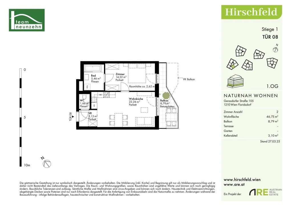 2-Zimmer-Wohnung kaufen in Wien – 46,75 m², € 269.000 – Bild 28 von 28
