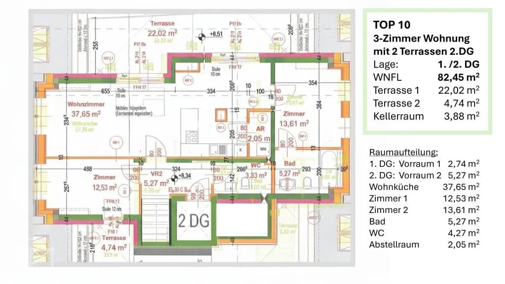 3-Zimmer-Wohnung kaufen in Wien – 82,45 m², € 480.000 – Bild 17 von 22