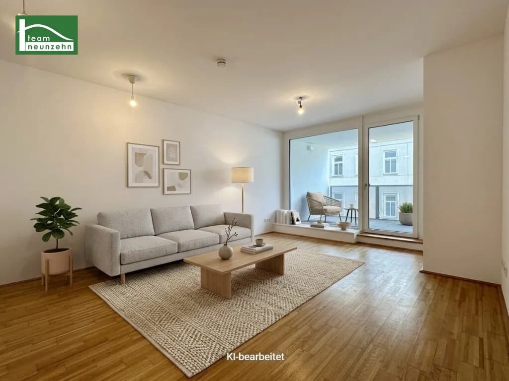 2-Zimmer-Wohnung mieten in Wien – 60 m², € 1.390
