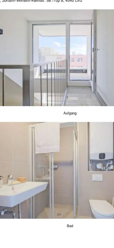 2-Zimmer-Immobilie mieten in Linz – 41 m², € 765 – Bild 3 von 5