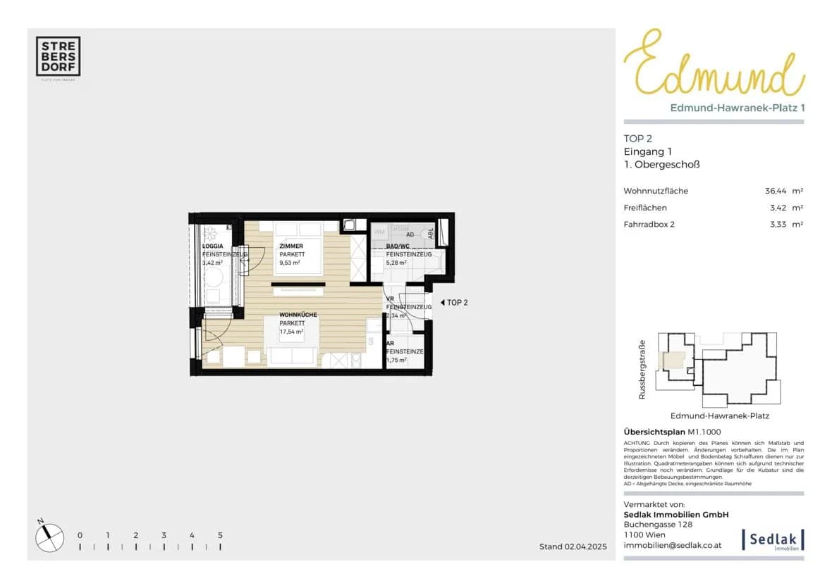 1-Zimmer-Wohnung mieten in Wien – 36,44 m², € 821 – Bild 7 von 13