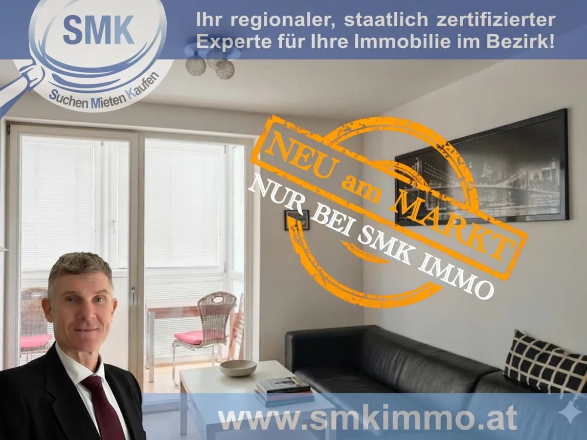 2-Zimmer-Wohnung mieten in Wien – 48 m², € 1.290