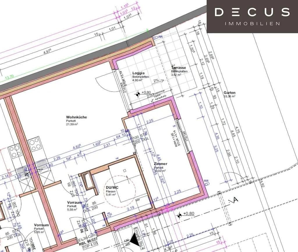 2-Zimmer-Wohnung mieten in Baden – 41,84 m², € 1.002 – Bild 20 von 20