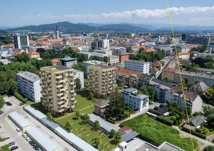 2-Zimmer-Wohnung kaufen in Klagenfurt – 42,4 m², € 234.000 – Bild 3 von 4