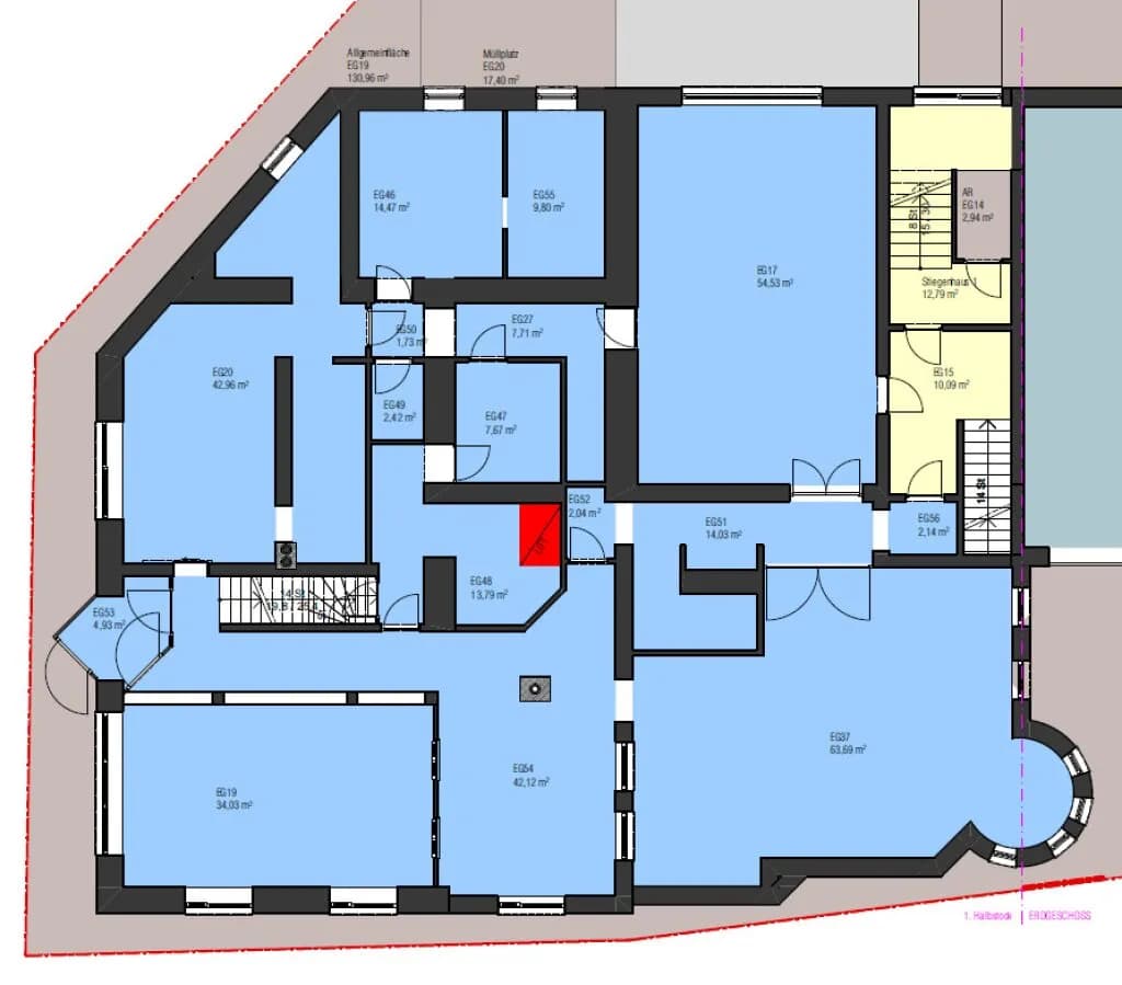4-Zimmer-Gewerbeimmobilie kaufen in Rohrbach – 371 m², € 195.000 – Bild 48 von 49