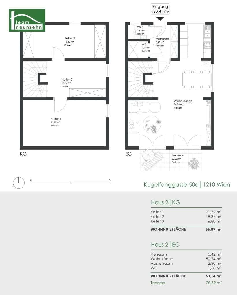 4-Zimmer-Haus kaufen in Wien – 123,41 m², € 1.229.001 – Bild 15 von 16