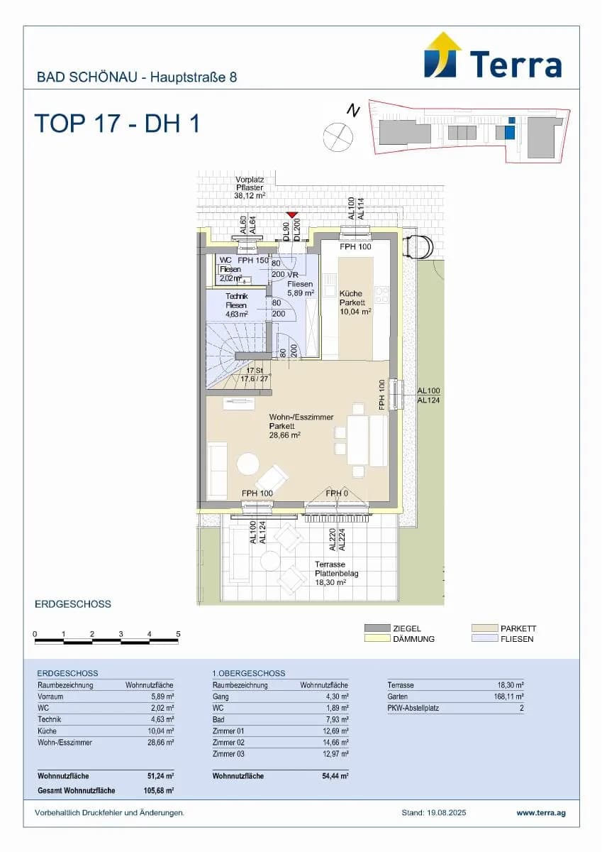 4-Zimmer-Haus mieten in Wiener Neustadt Land – 105,68 m², € 1.418 – Bild 5 von 5