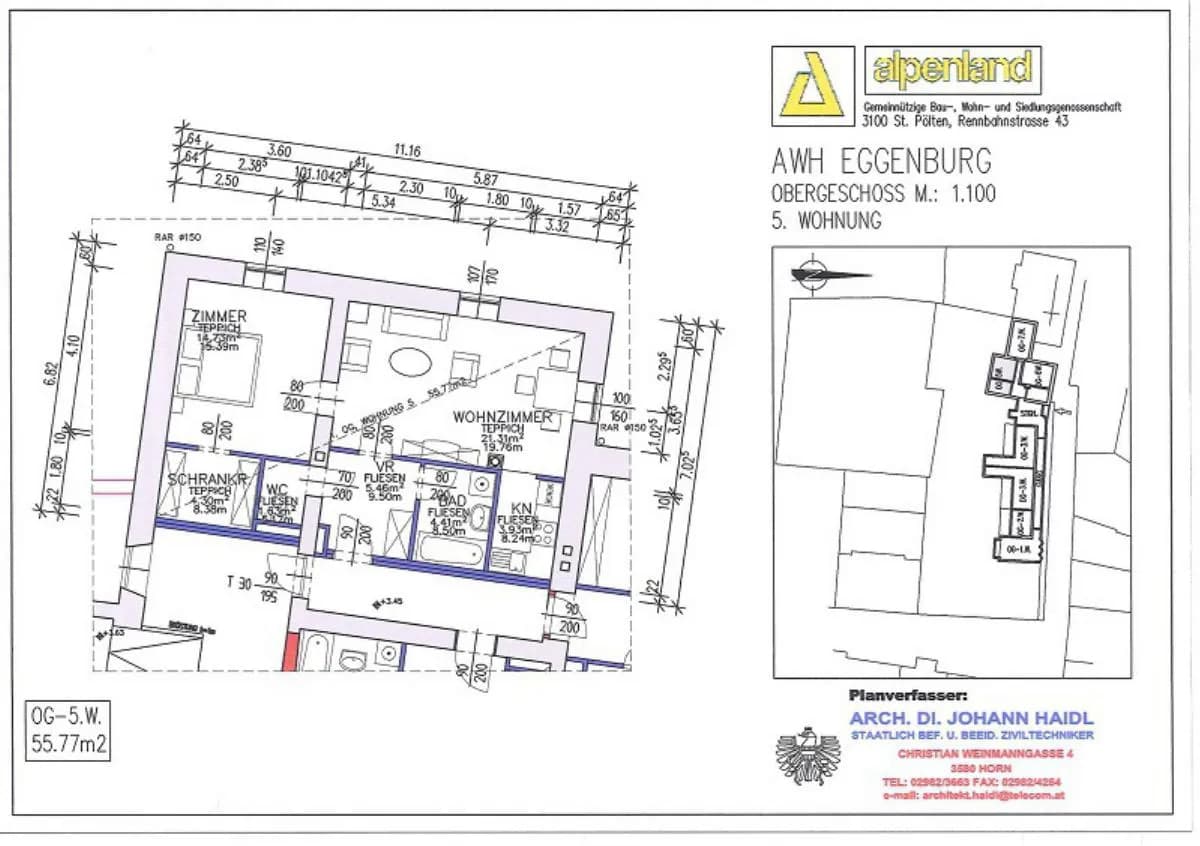 2-Zimmer-Wohnung mieten in Horn – 55,8 m², € 680 – Bild 11 von 11
